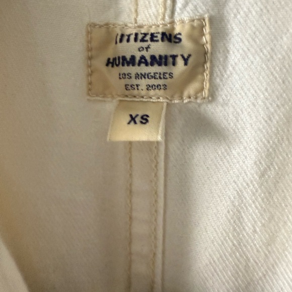 Citizens of Humanity ecru off white Marta Utility Jumpsuit XS - Picture 12 of 14